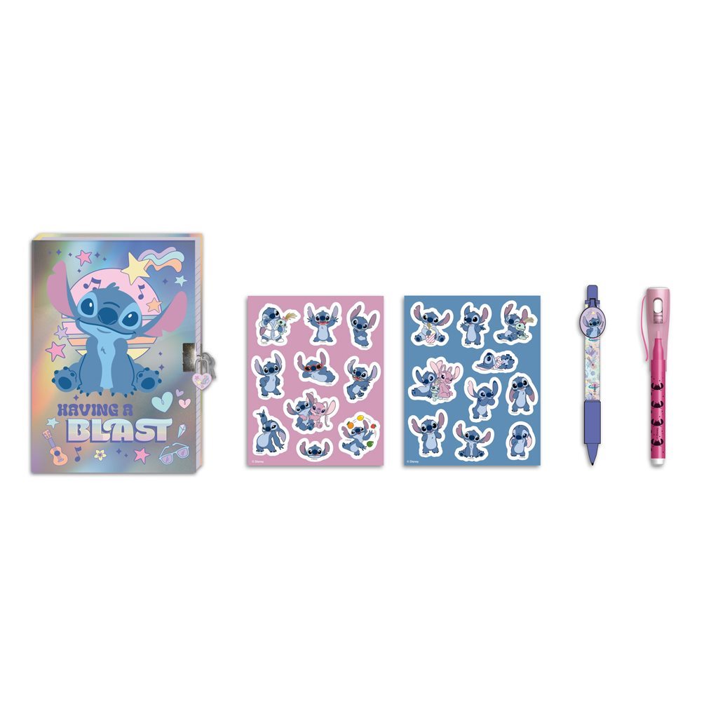 STITCH - Gift Box Diary with lock + accessories
