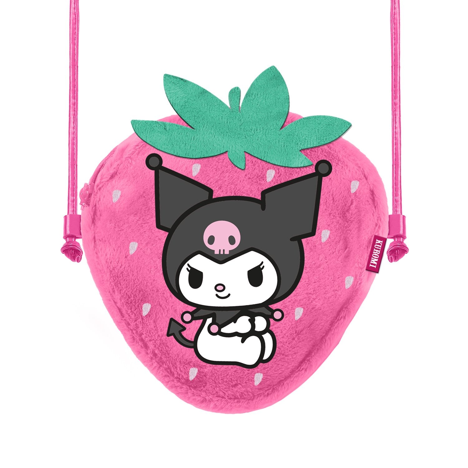 KUROMI - Strawberry - Mini Fur Shoulder Bag '20x15x6cm'