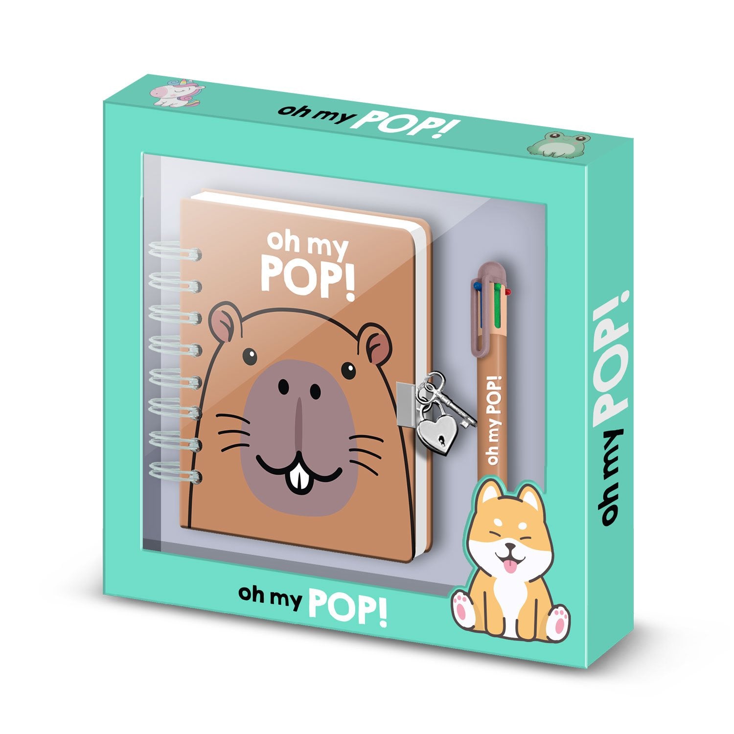 OH MY POP! - Capybara - Gift Box - Diary + Pen