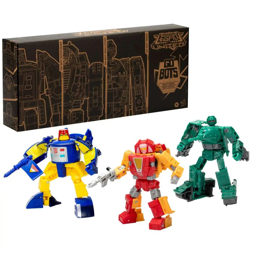 TRANSFORMERS LEGACY GO-BOT GUARDIANS 3-PACK ACTION FIGURES