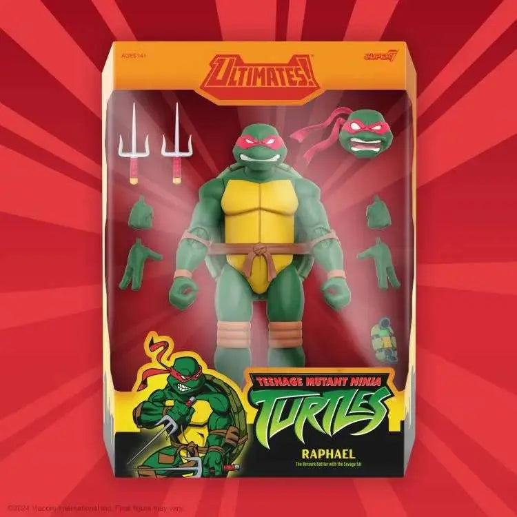 TMNT ULTIMATES! W12 RAPHAEL ANIMATED 2003 AF