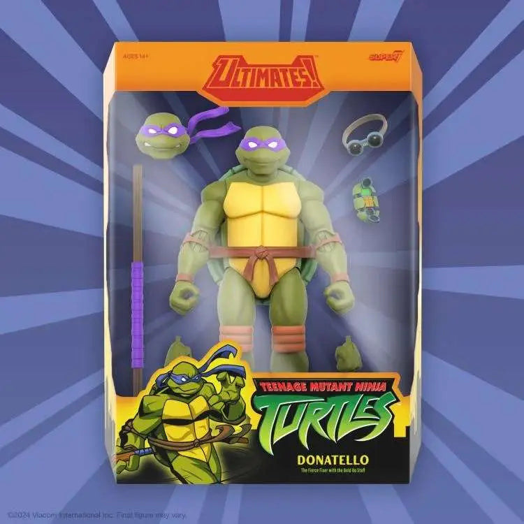 TMNT ULTIMATES! W12 DONATELLO ANIMATED 2003 AF