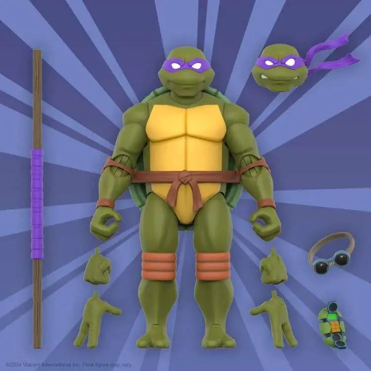 TMNT ULTIMATES! W12 DONATELLO ANIMATED 2003 AF
