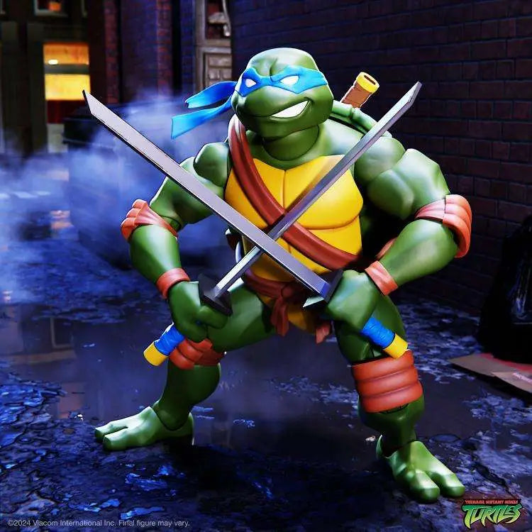 TMNT ULTIMATES! W12 LEONARDO ANIMATED 2003 AF