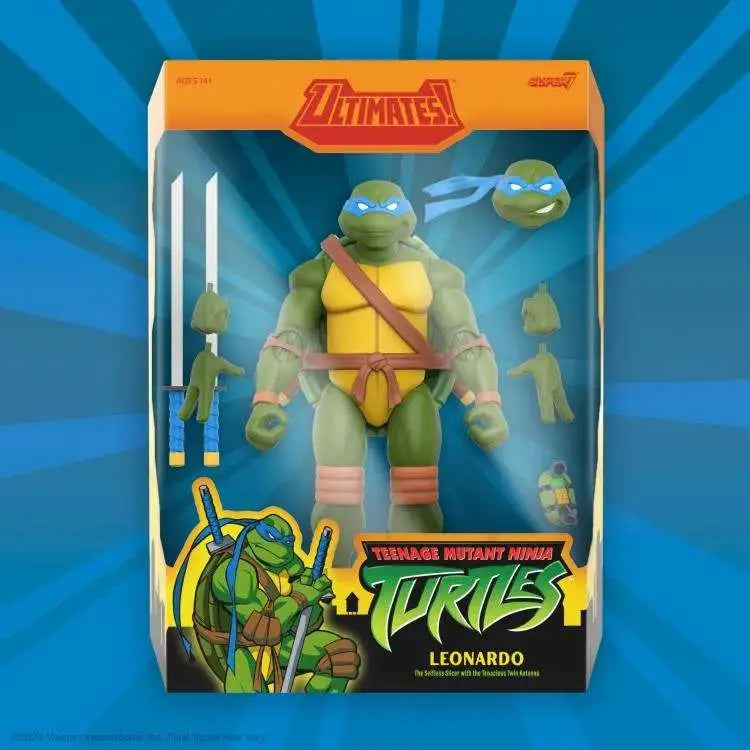 TMNT ULTIMATES! W12 LEONARDO ANIMATED 2003 AF