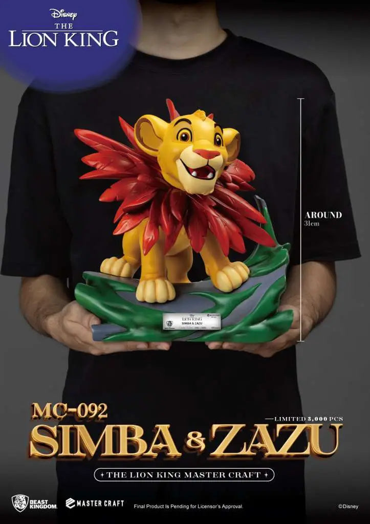 LION KING SIMBA & ZAZU MASTER CRAFT ST
