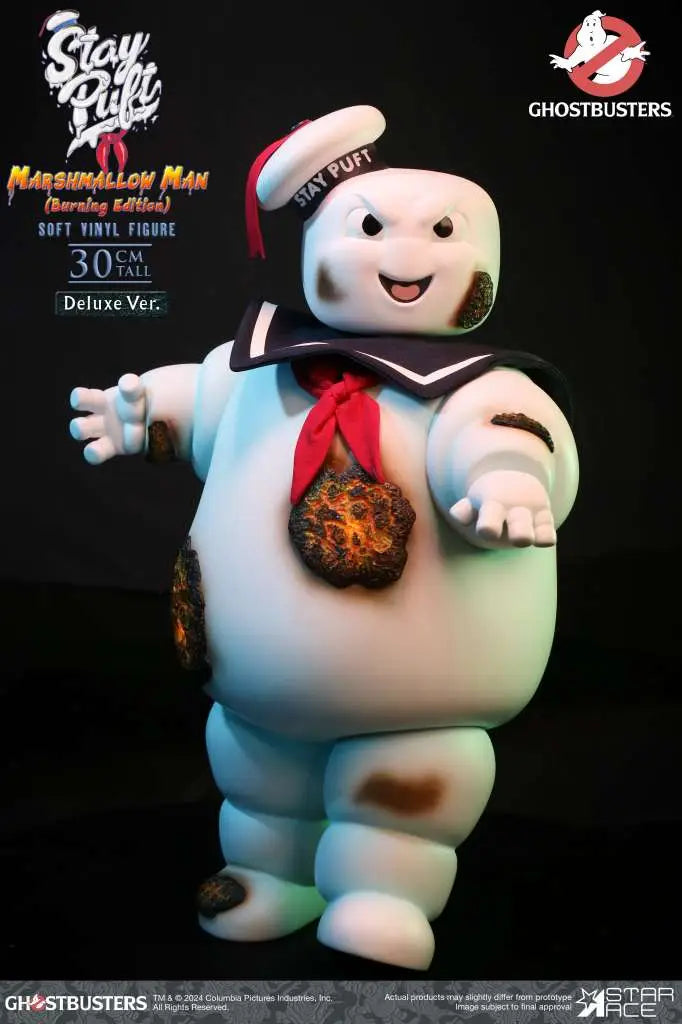 GHOSTBUSTERS STAY PUFT MARSHMALLOW MAN BURNING DELUXE EDITION AF