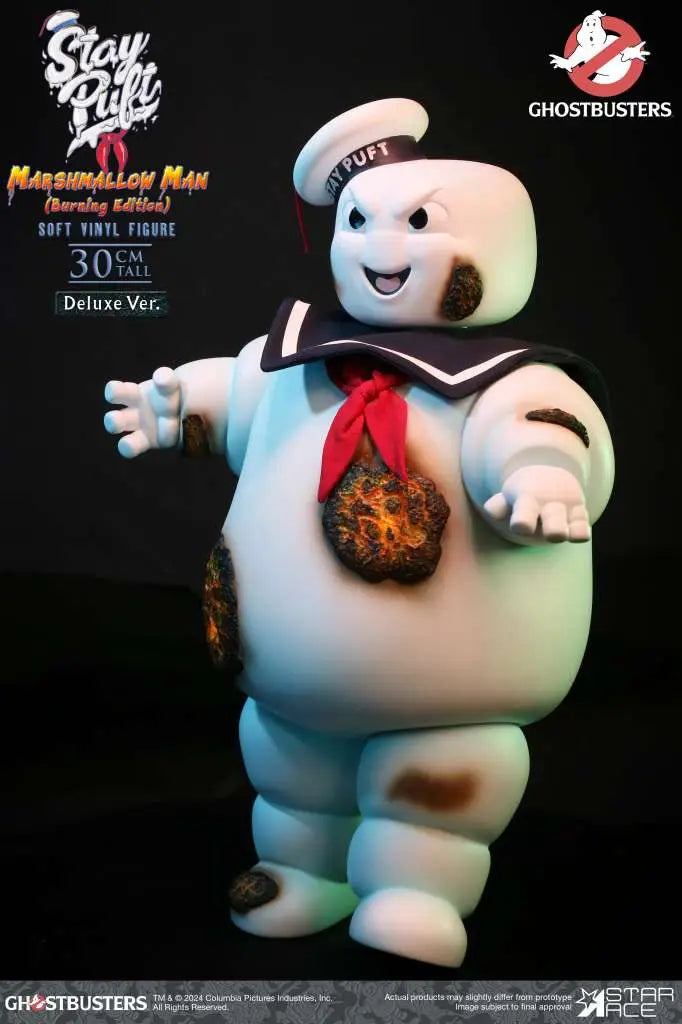GHOSTBUSTERS STAY PUFT MARSHMALLOW MAN BURNING DELUXE EDITION AF