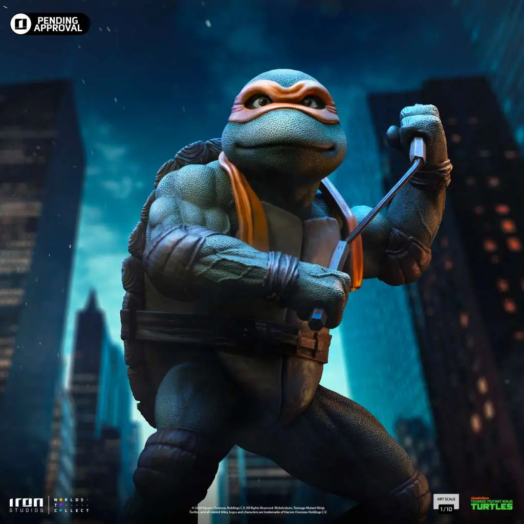 TMNT MOVIE MICHELANGELO 1/10 STATUE