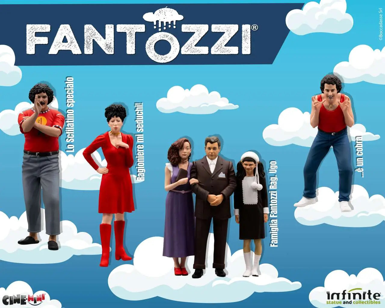 FANTOZZI FAMIGLIA FANTOZZI RAG UGO SERVILI AUGURI EDITION CINEMINI PVC