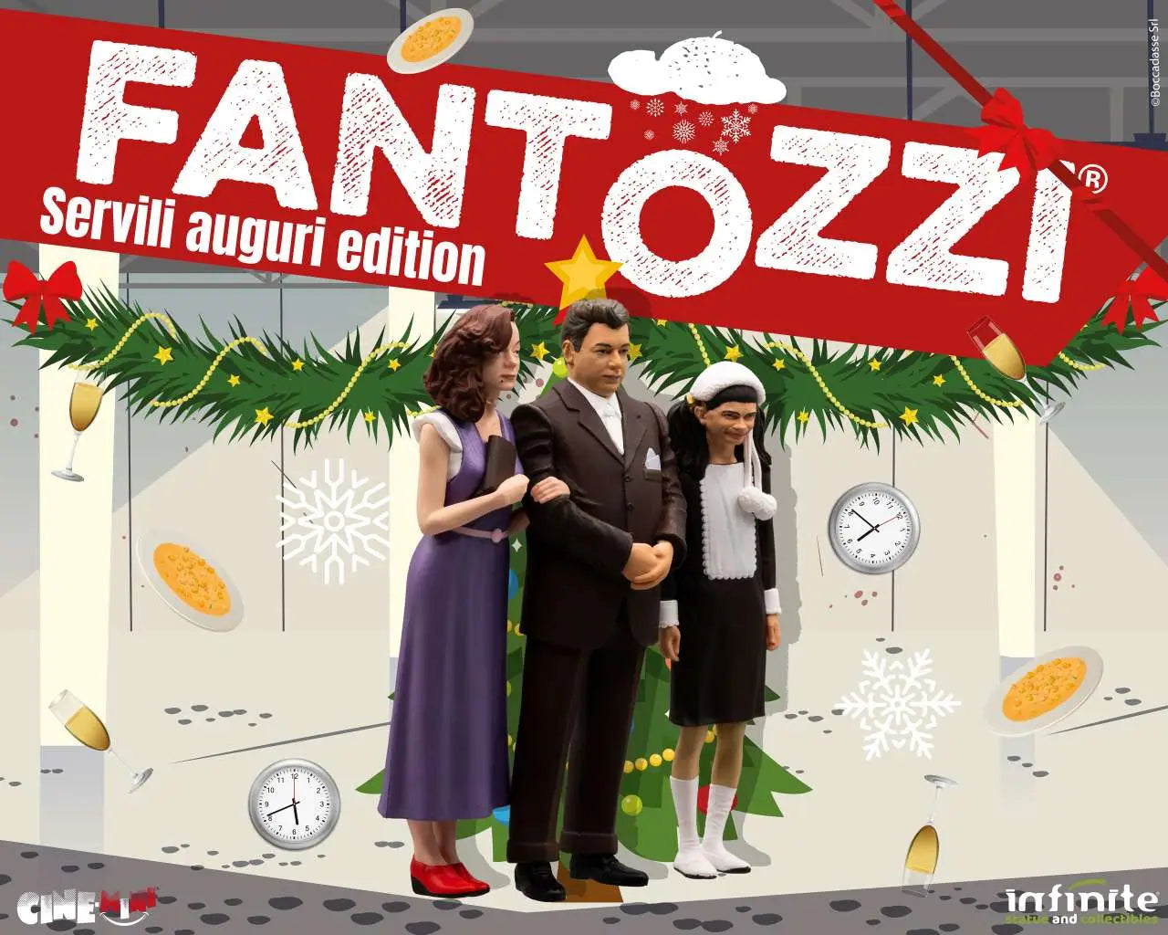 FANTOZZI FAMIGLIA FANTOZZI RAG UGO SERVILI AUGURI EDITION CINEMINI PVC