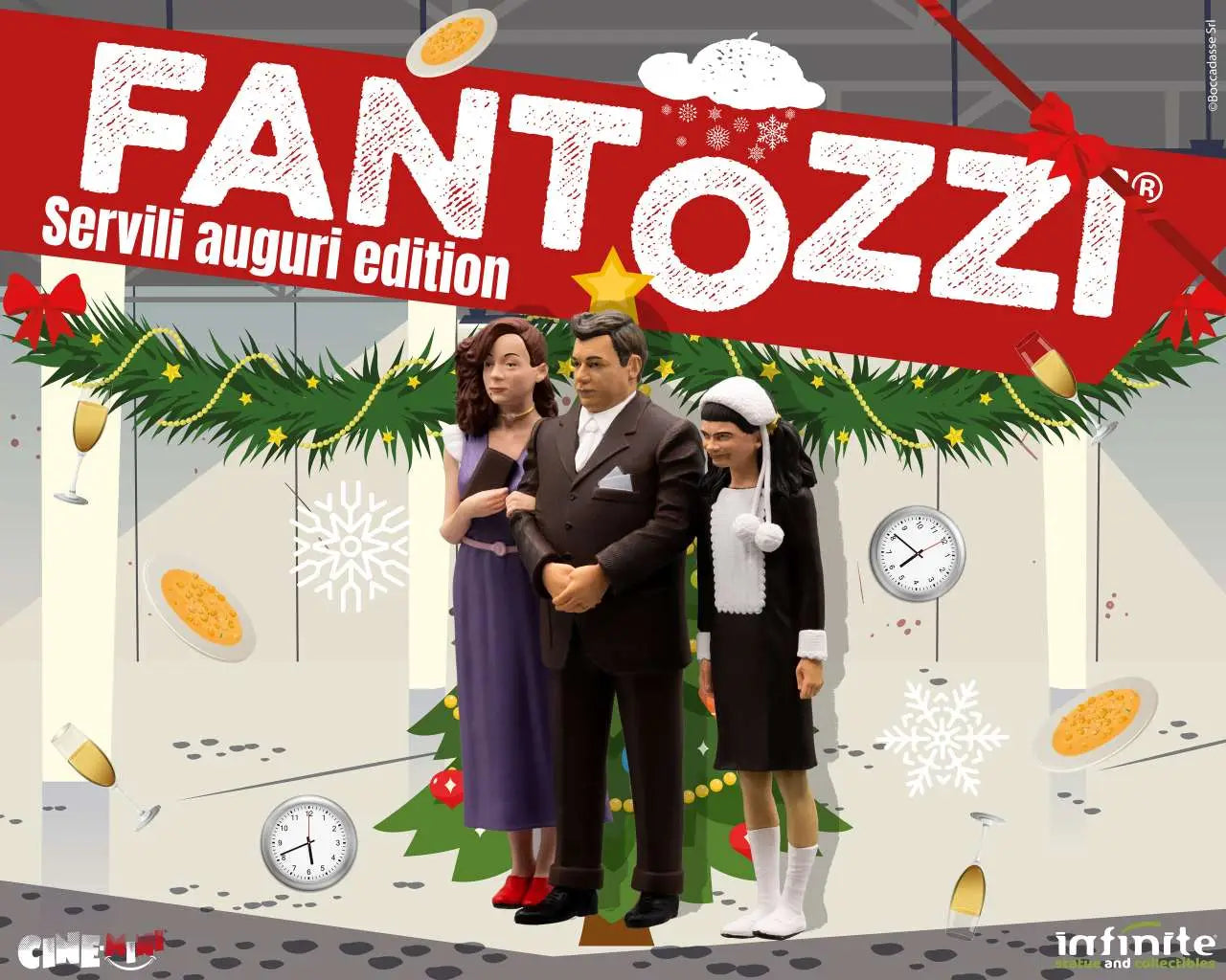FANTOZZI FAMIGLIA FANTOZZI RAG UGO SERVILI AUGURI EDITION CINEMINI PVC