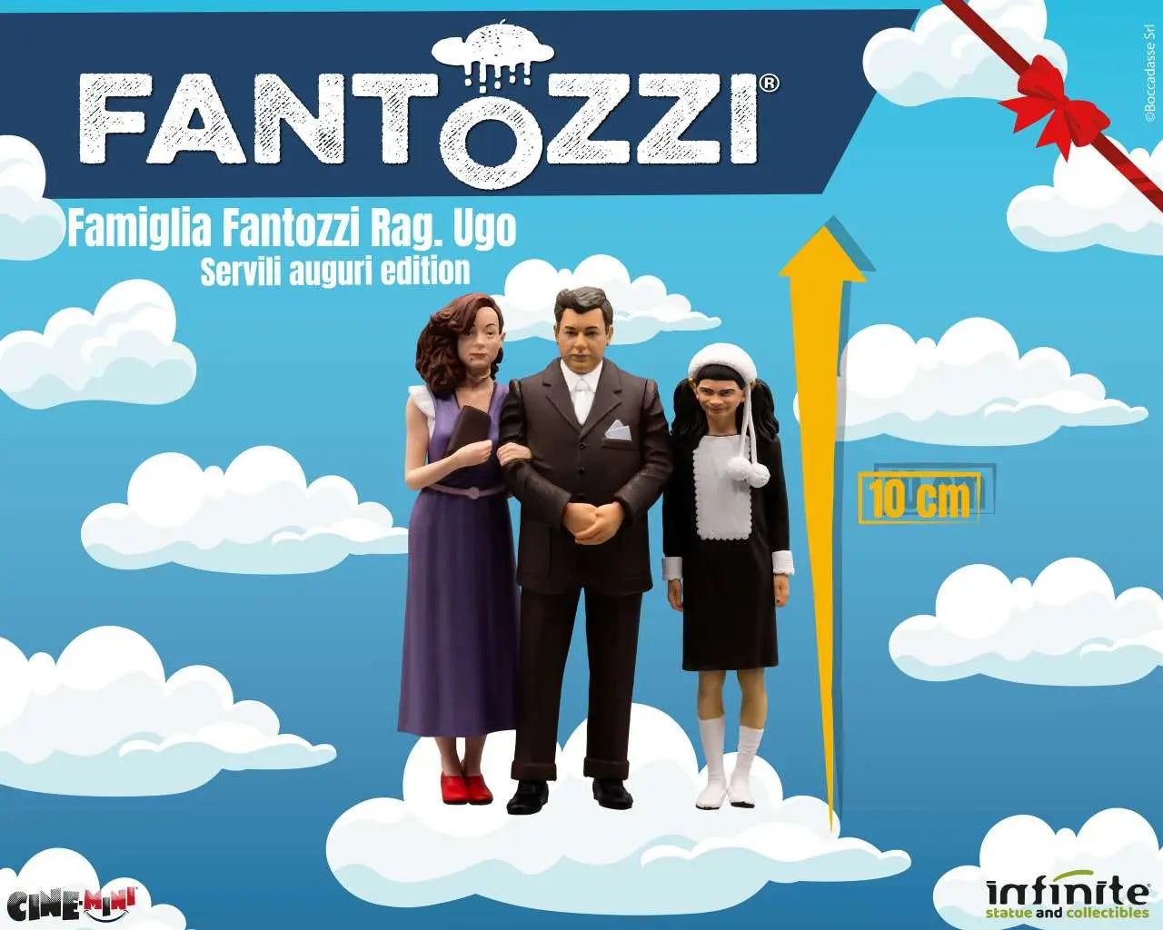 FANTOZZI FAMIGLIA FANTOZZI RAG UGO SERVILI AUGURI EDITION CINEMINI PVC