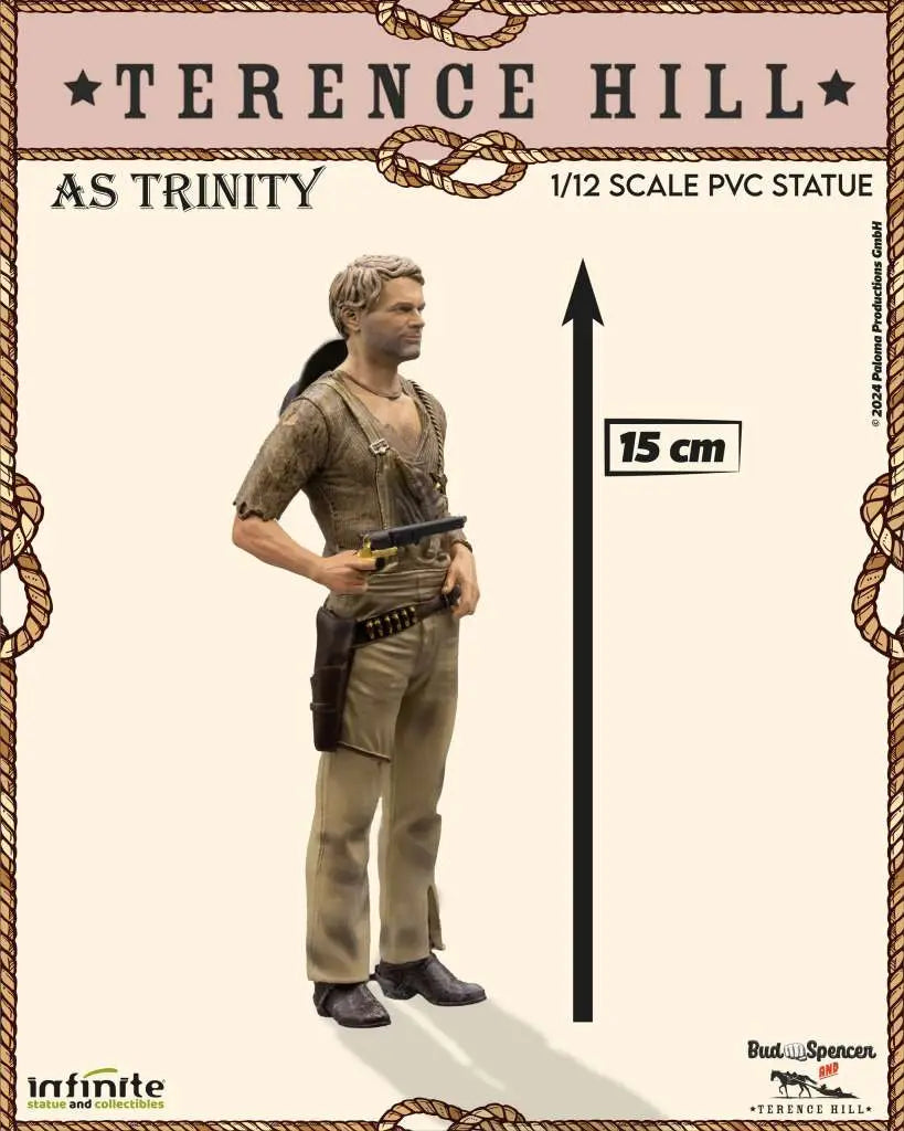 TERENCE HILL AS TRINITY 1/12 PVC STATUE