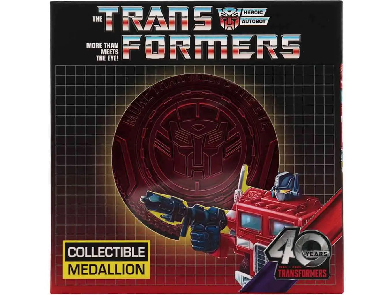 TRANSFORMERS - 40TH ANNIVERSARY - AUTOBOT MEDALLION
