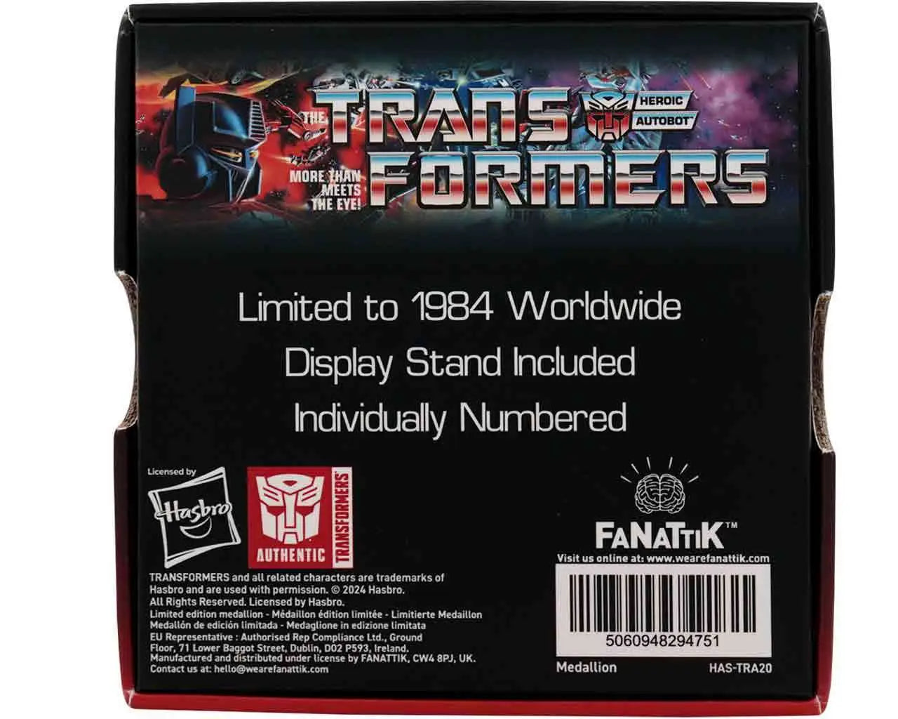 TRANSFORMERS - 40TH ANNIVERSARY - AUTOBOT MEDALLION