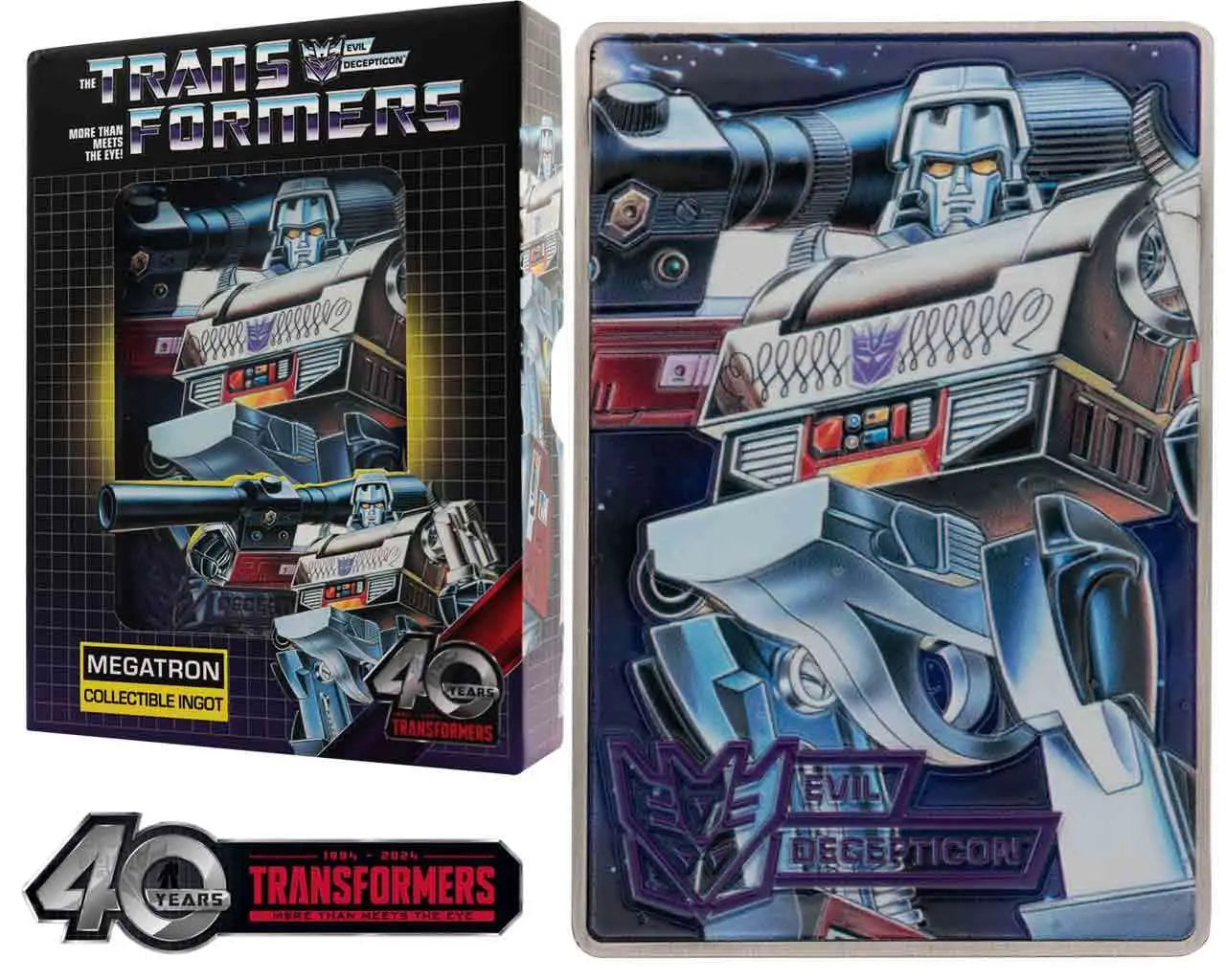 TRANSFORMERS - 40TH ANNIVERSARY - DECEPTICONS INGOT