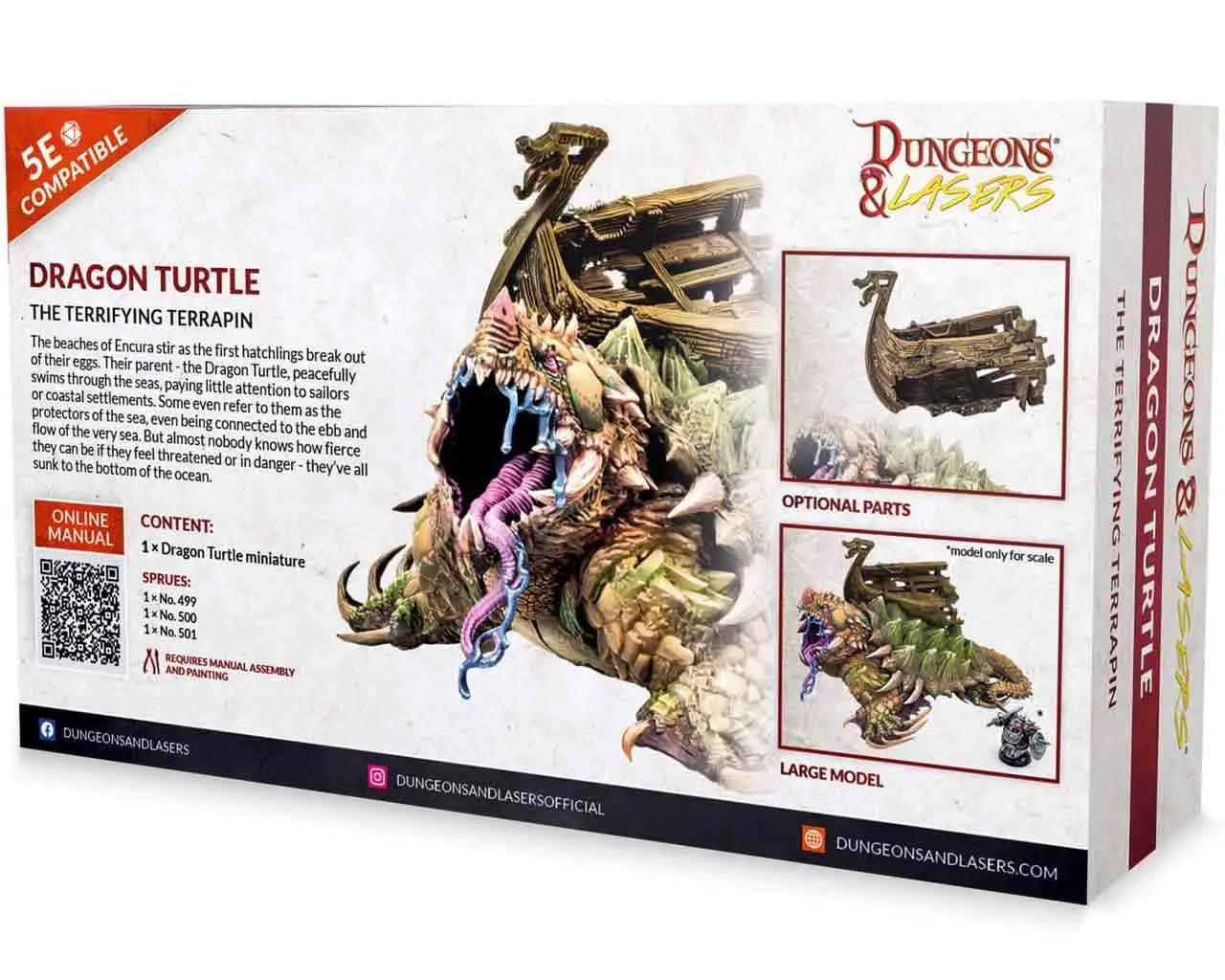 DUNGEONS & LASERS - DEUSLAIR - DRAGON TURTLE