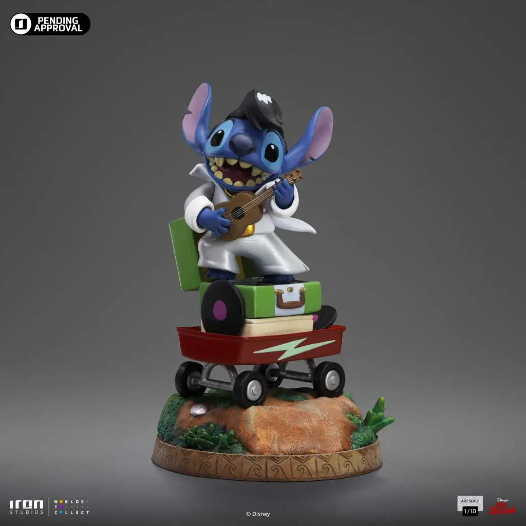 STITCH KING OF ROCK 1/10 STATUE