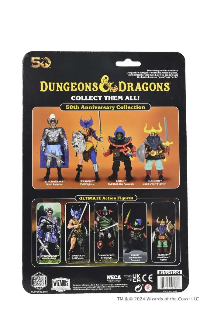 D&D 50TH ANNIVERSARY ZARAK ON BLISTER CARD AF