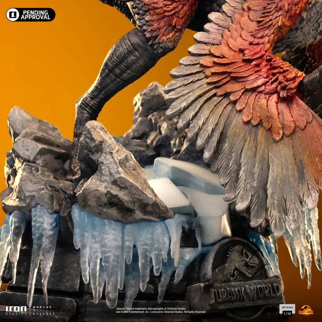 JURASSIC WORLD DOMINION PYRORAPTOR 1/10 STATUE