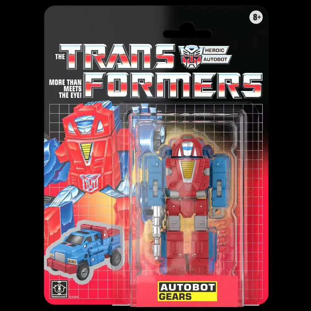 Transformers Retro G1 Autobot Gears Action Figure