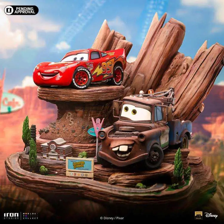 CARS LIGHTNING MCQUEEN + TOW MATER DLX 1/10 ST 1/10 STATUE