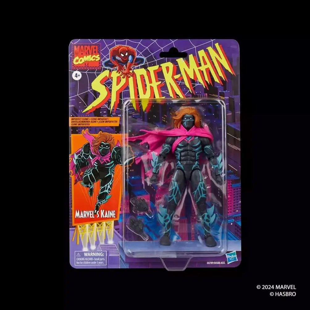 MARVEL LEGENDS SPIDER-MAN VINTAGE KAINE ACTION FIGURE