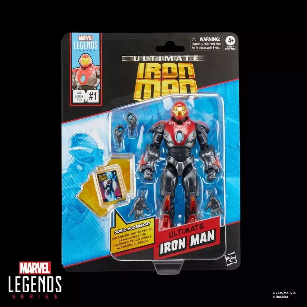 MARVEL LEGENDS MINI COMICS ULTIMATE IRON MAN ACTION FIGURE