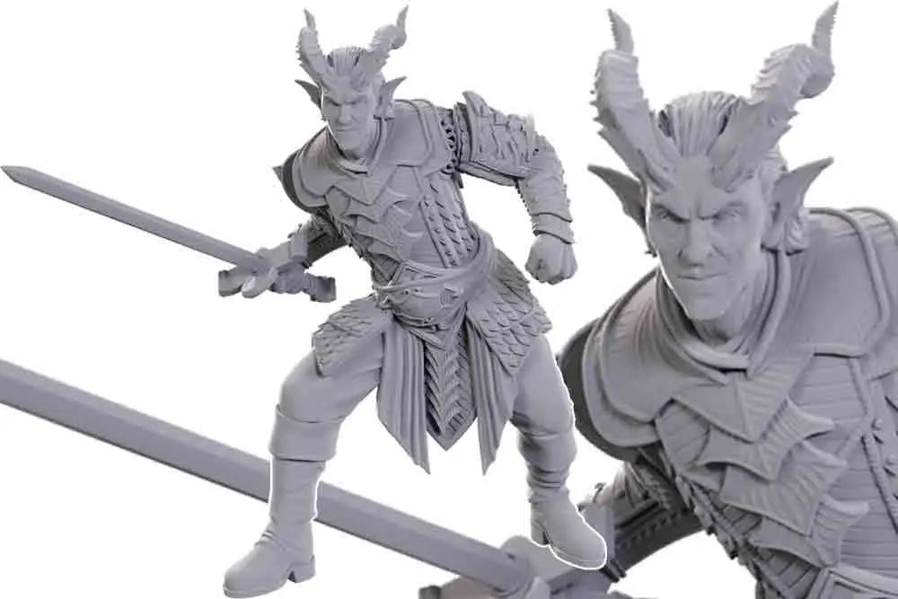 DUNGEONS & DRAGONS - NOLZUR MARVELOUS MINIATURES - SPECIAL EDITION BALDUR GATE 3 — ULDER RAVENGARD & ZEVLOR