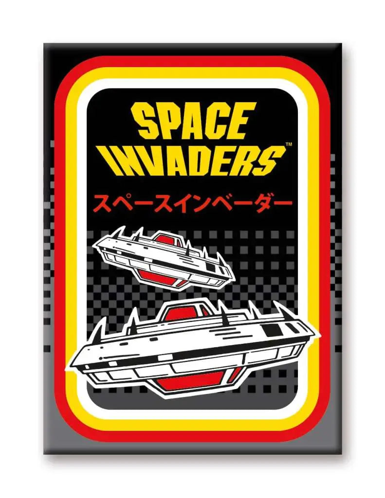 SPACE INVADERS SPACESHIP FLAT MAGNET