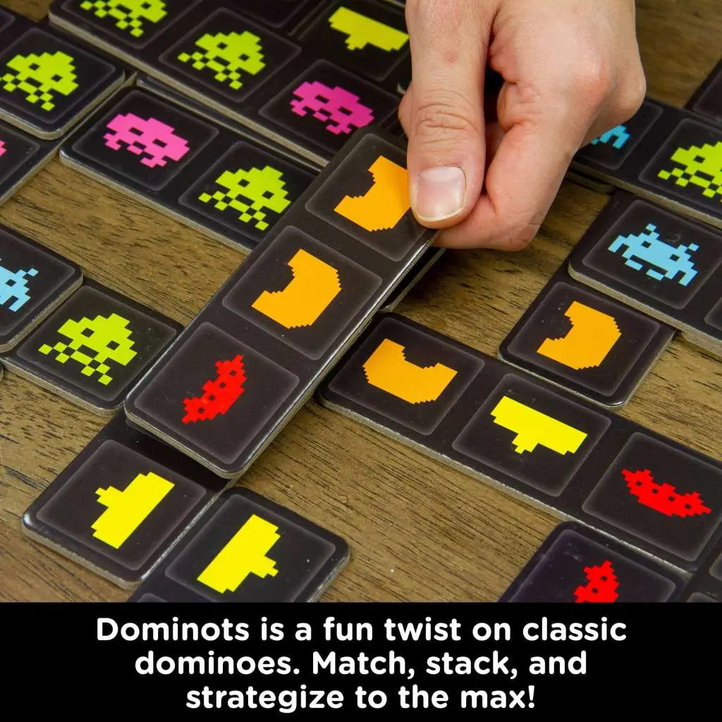 SPACE INVADERS DOMINOTS TILE GAME
