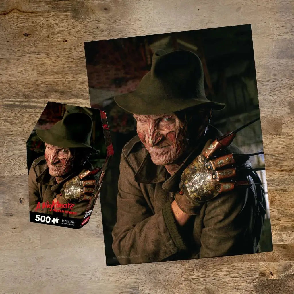 NIGHTMARE ON ELM STREET COFFIN BOX 500 PIECE JIGSAW PUZZLE