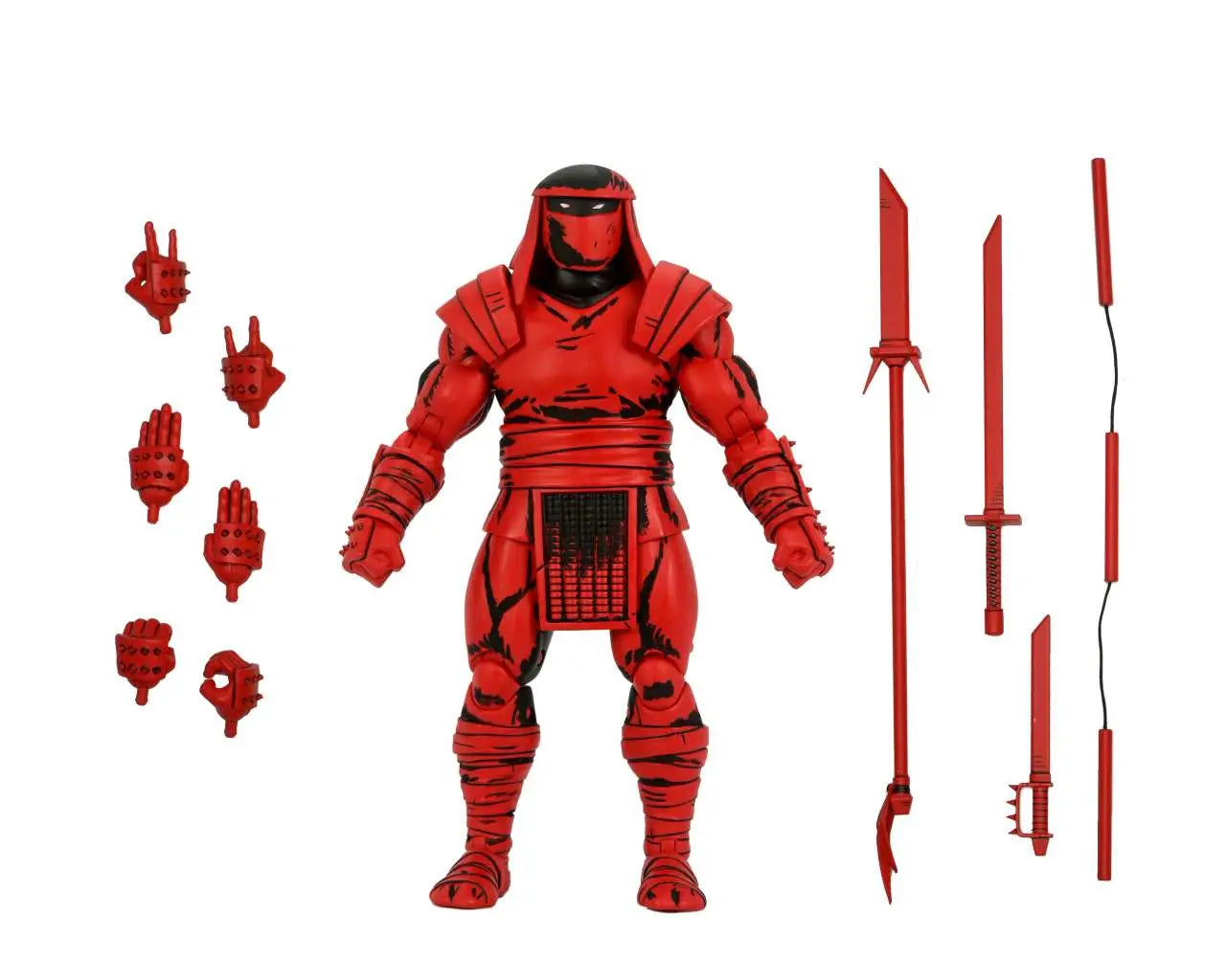 TMNT MIRAGE RED & BLACK FOOT ENFORCER AF