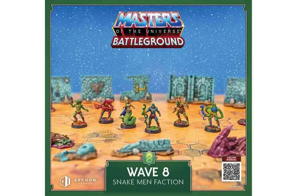 MASTERS OF THE UNIVERSE BATTLEGROUND - WAVE 8: SNAKE MEN FACTION - VERSIONE ITALIANA