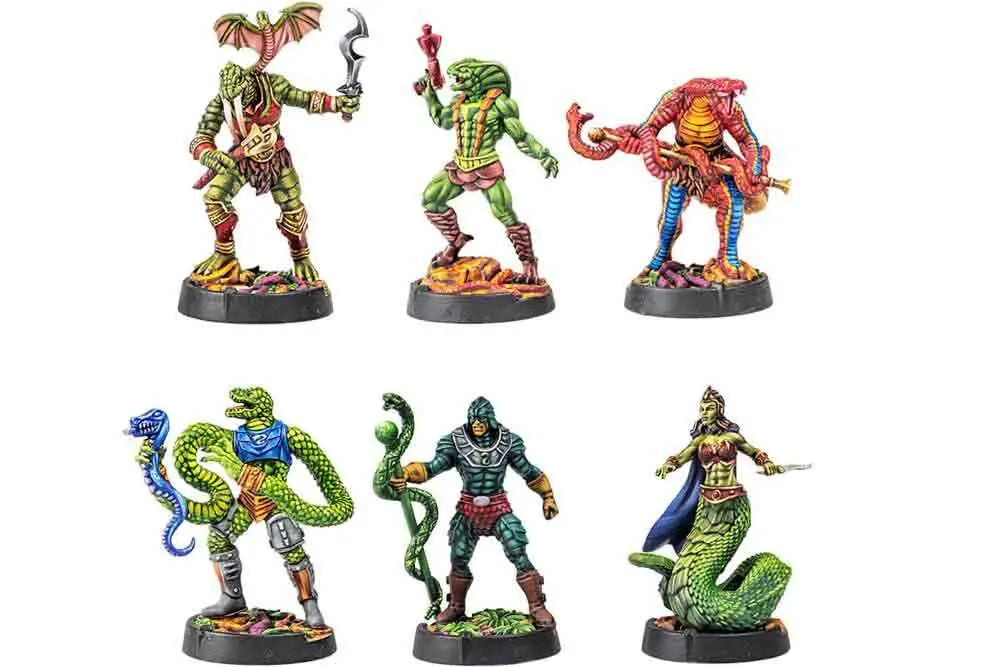 MASTERS OF THE UNIVERSE BATTLEGROUND - WAVE 8: SNAKE MEN FACTION - VERSION FRANCAISE