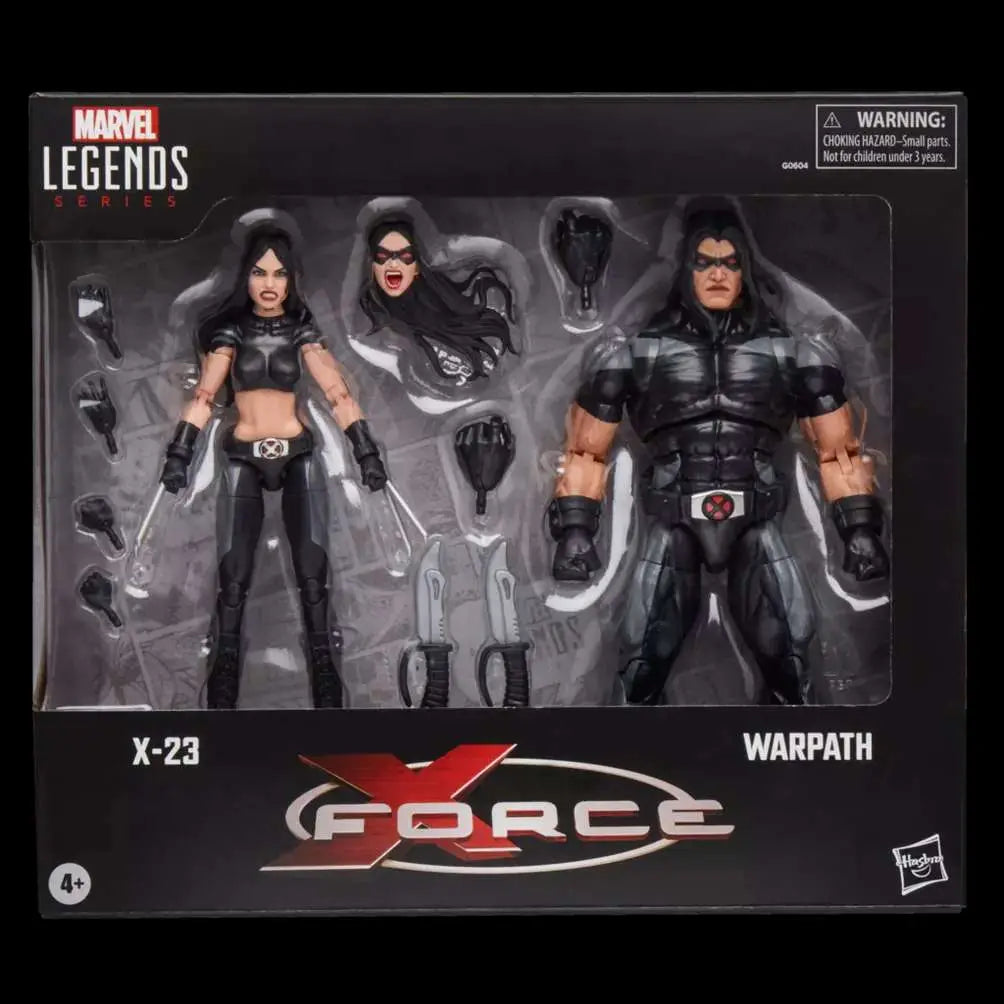 MARVEL LEGENDS X-MEN X-FORCE X-23 AND WARPATH ACTION FIGURES