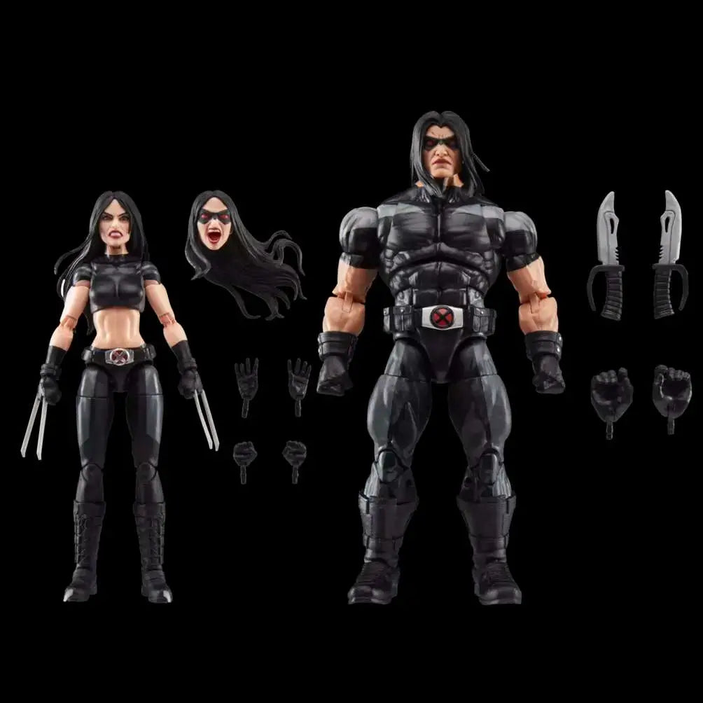 MARVEL LEGENDS X-MEN X-FORCE X-23 AND WARPATH ACTION FIGURES