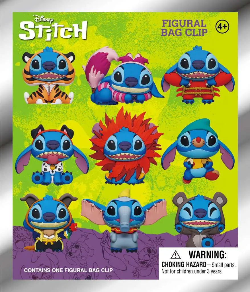 DISNEY STITCH IN COSTUME 3D BAG CLIP BOX DISPLAY (24)
