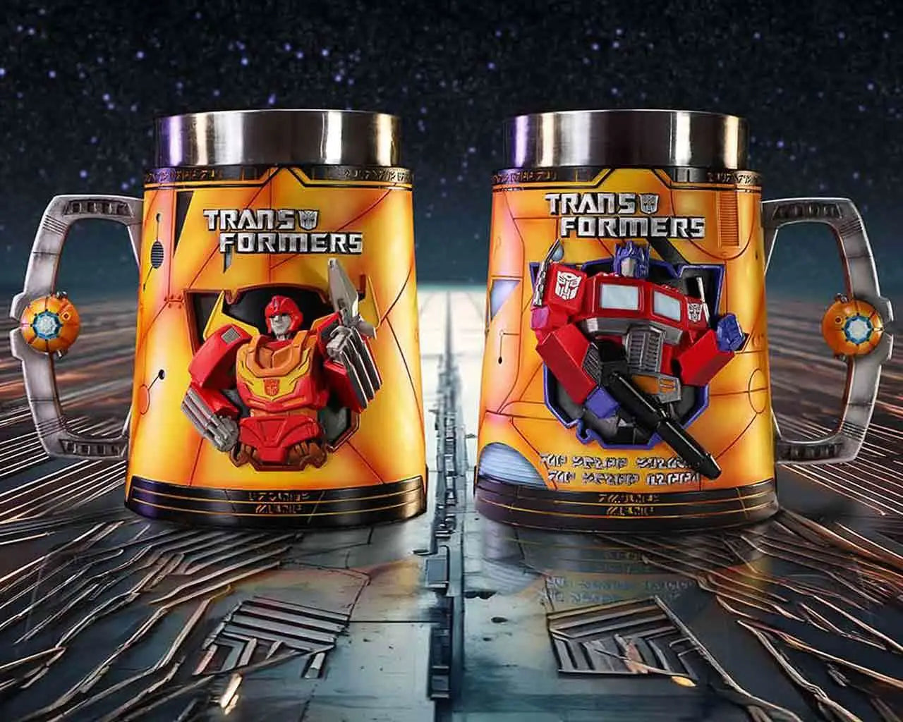 TRANSFORMERS HEROES OF CYBERTRON TANKARD