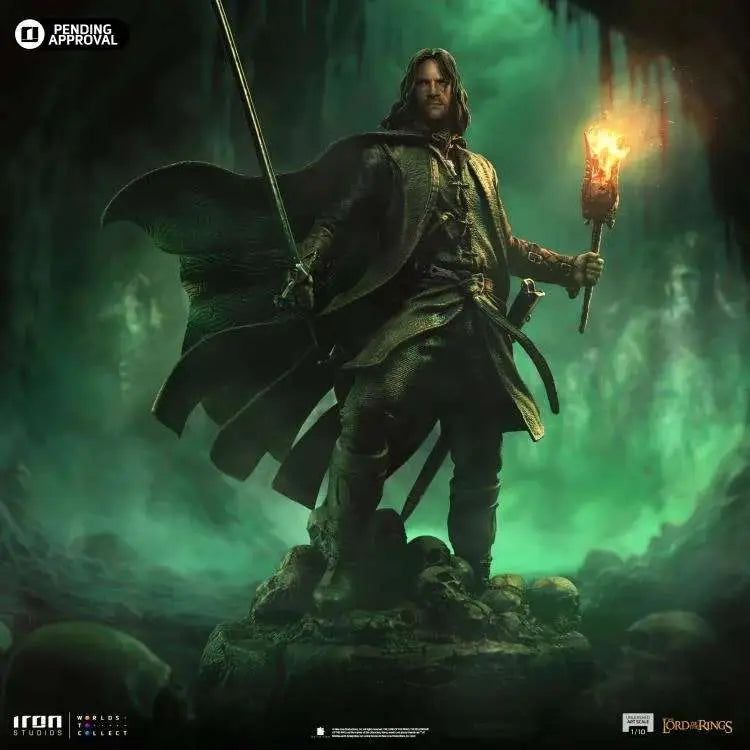 LORD OF THE RING ARAGORN UNLEASHED 1/10 STATUE