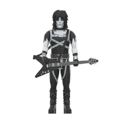 MOTLEY CRUE REACTION MICK MARS SHOUT AT THE DEVIL B&W FIGURE