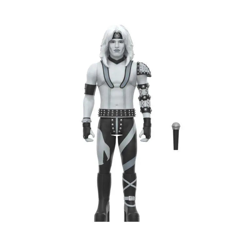 MOTLEY CRUE REACTION VINCE NEIL SHOUT AT THE DEVIL B&W FIGURE