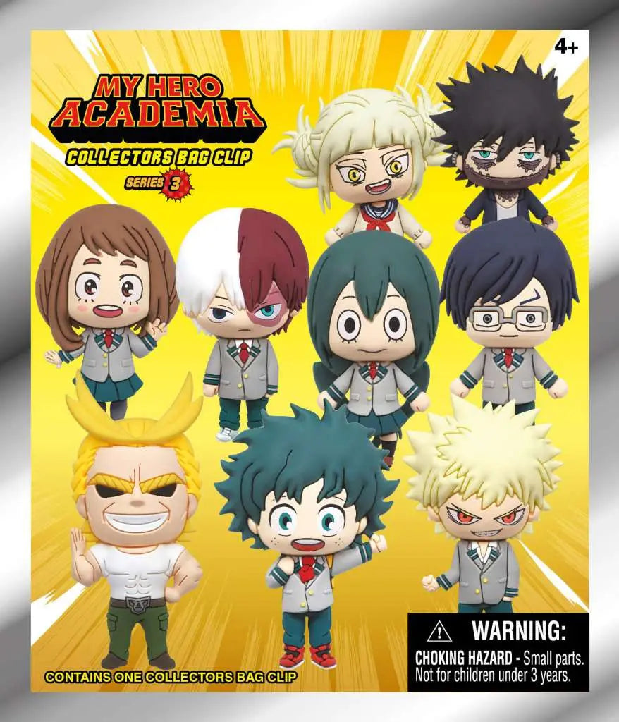 MY HERO ACADEMIA  S.3 BAG CLIP BLIND BOX DISPLAY (24)