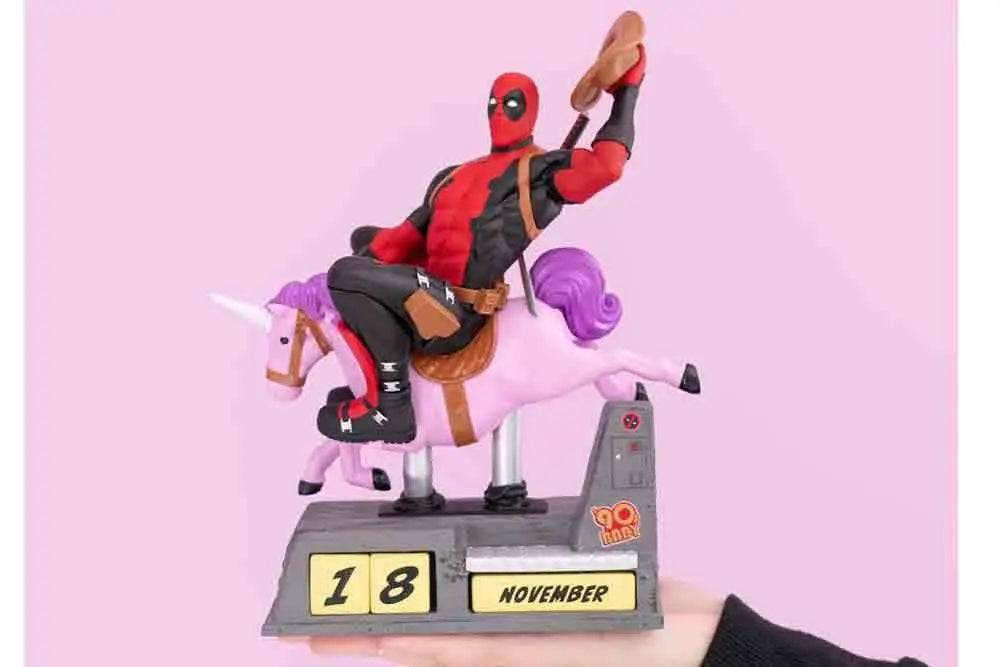 MARVEL DEADPOOL 3D PERPETUAL CALENDAR