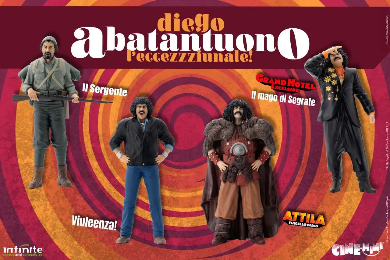 DIEGO ABATANTUONO "IL MAGO DI SEGRATE" CINE-MINI PVC
