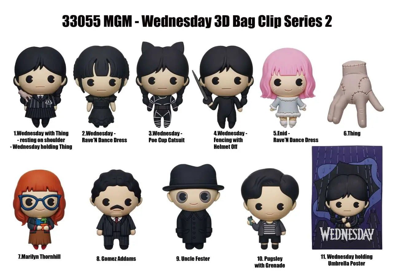 WEDNESDAY S2 BAG CLIP BLIND BOX DISPLAY (24)