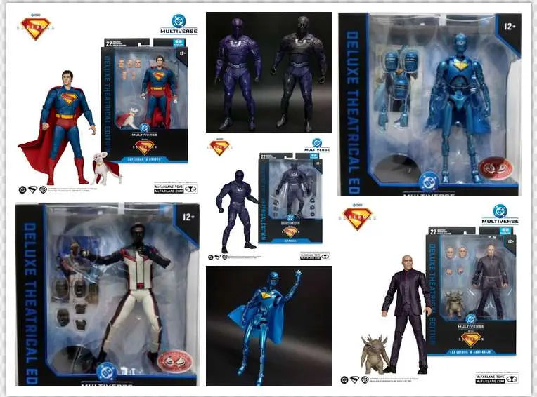 DC THEATRICAL DLX SUPERMAN MOVIE ASST 7INCH AF SET (6)