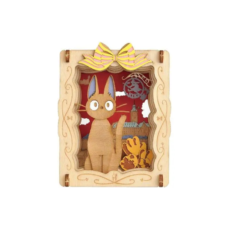 KIKI’S DELIVERY SERVICE JIJI BAKERY WOOD STYLE PAPER THEATER
