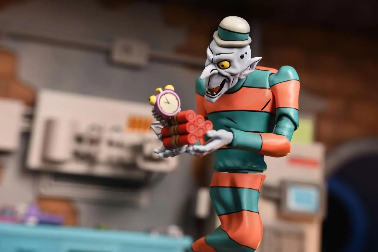 TMNT CARTOON CREEPY EDDIE & SHIBANO-SAMA 2PACK AF